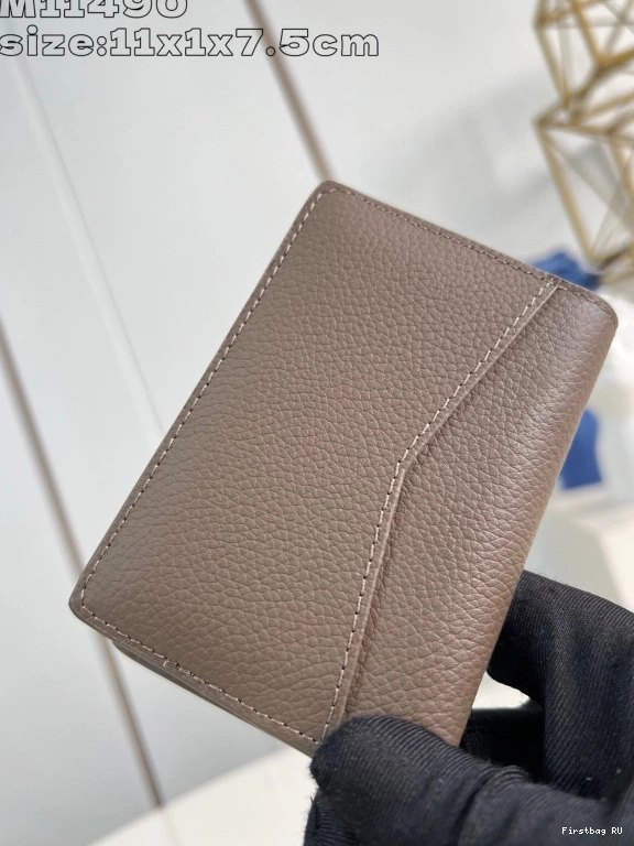 First bag ru LOUIS cm VUITTON Organizer-7.5*11.1*1 Pocket 0801